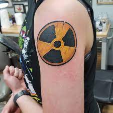 Radiation symbol | Tattoos with meaning, Tattoos, Small tattoos