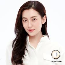 New LaLa Brown คอนแทคเลนส์เกาหลี พร้อมส่งทุกค่าสายตา