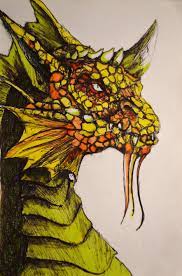 Dragon Experiment First Drawing Using Sharpie Pen And Texta Sharpie Art Sharpie Pens Drawings