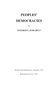 PEOPLES DEMOCRACIES