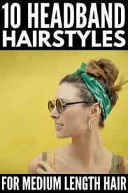 Second Day Hair 58 Headband Hairstyles We Love Second Day Hairstyles Hair Lengths Medium Length Hair Styles