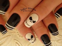 Jack Skellington By Stoneycute1 Nail Art Gallery Nailartgallery Nailsmag Com By Nails Magazine W Manicure Disenos Disenos De Unas Halloween Unas De Halloween