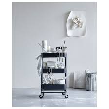 Raskog Utility Cart Black Ikea Art Studio At Home Ikea Raskog Ikea Raskog Cart