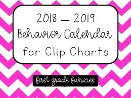 26 paradigmatic clip chart behavior calendar