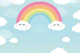 Wow 10 Wallpaper Warna Biru Kartun Laeacco Rainbow Latar Belakang Kartun Langit Biru Berawan Wallpaper Anak Potret Latar Belakang F Di 2020 Kartun Hello Kitty Gambar