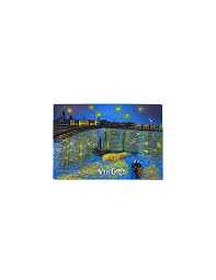 Download Starry Night City Landscape Resin Magnet Collectibles Art Collectibles Seasonalliving Com