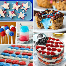 Flag fruit tray · 2. 50 Fantastic Patriotic 4th Of July Inspired Recipes