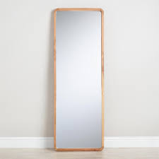 200 World Market A Dimensional Leaning Frame With Rounded Edges Crafted From Richly Grained Acacia Full Length Floor Mirror Floor Length Mirror Floor Mirror