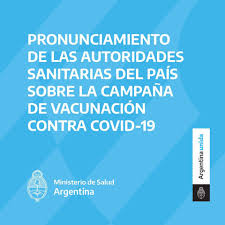 See more of coronavirus argentina on facebook. Ministerio De Salud De La Nacion Pronunciamiento De Las Autoridades Sanitarias Del Pais Sobre La Campana De Vacunacion Contra Covid 19 Estamos Mas Unidos Que Nunca Info En Https Www Argentina Gob Ar Noticias Pronunciamiento De Las