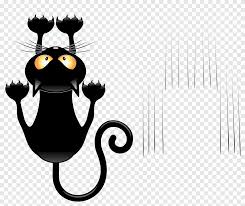 Support commercial use and license. Black Cat Cartoon Black Cat And Scratches Happy Halloween Cat Like Mammal Png Pngegg
