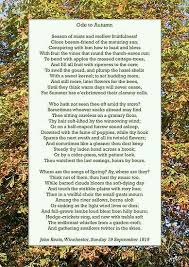 Ode To Autumn By John Keats Autumn Poems Keats To Autumn Keats