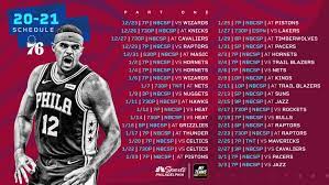 Nbc Sports Philadelphia Announces Comprehensive Coverage Of 76ers 2020 21 Nba Season Philadelphia 76ers