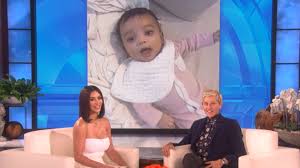 Kim Kardashian Reveals On Ellen Why She And Kanye West Named Their New Baby Chicago