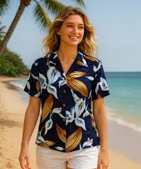 Magnum PI Calla Lily Women Camp Blouse | Aloha Shirts Club