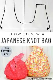 This huge list of free printable sewing patterns is a great place to start no matter if you are a beginner or an advanced sewer, i have a ton of printable sewing patterns and i promise to keep adding more! How To Sew A Japanese Knot Bag With Free Pattern