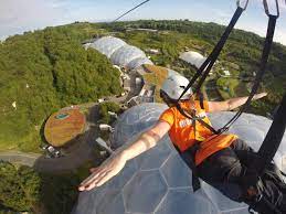 The eden project opens the longest zip wire in england offering stunning views of surrounding countryside. Best Things To Do In Cornwall Zipline Skywire Zip Wire Hangloose Eden