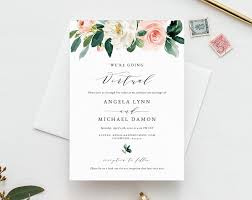 Virtual Wedding Ceremony Invitation Template Printable Virtual Wedding Invite Social Distancing New Wedding Plan Announcement W29 In 2020 Wedding Ceremony Invitations Virtual Invitations Wedding Invitations