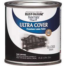 You should use rustoleum primer. Rust Oleum Painters Touch 2x Black Ultra Cover Gloss Latex Paint Primer 1 2 Pint Hartville Hardware
