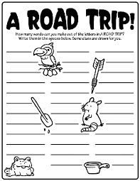 Road trips take a little planning. A Road Trip Coloring Page Crayola Com