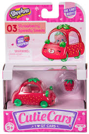 Shopkins Series 1 Cutie Car Strawberry Speedy Seeds Shopkins Cutie Cars Shopkins Shopkins Toys