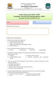 Check spelling or type a new query. Tugas Pelatihan Lkpd Ppkn Maya Rosmalia Worksheet