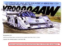 Michel Vaillant Mercedes Benz Car Posters New Cars