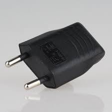 Deswegen wurde der eurostecker entwickelt, um in vielen verschiedenen ländern schutzisolierte geräte an das. Eurostecker Europa Flachstecker Schwarz 250v 2a Kaufen 2 25