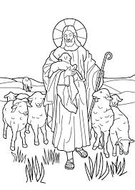 You might also be interested in coloring pages from christianity & bible category and saints tag. Jesus The Good Shepherd Coloring Pages Coloring Pages