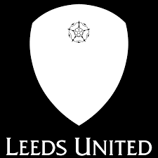 4k, leeds united fc, logo, efl championship, black stone, football club, england, leeds united, soccer, emblem, asphalt texture, fc leeds united. Cropped Leeds United Afc Logo Black And White Png Longford International College