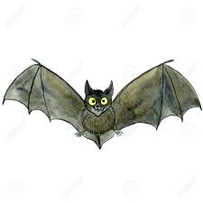 Aquarell Zeichnung Cartoon Fledermaus Isoliert Auf Weissem Hintergrund Hand Gezeichnet Illustration Lizenzfreie Fotos Bilder Und Stock Fotografie Image 61969263