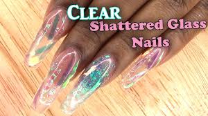 Cover pink acrylic powders are mainly used for creating acrylic nail bed extensions and for hiding regrowth. Acrylic Nails Tutorial Clear Shattered Glass Nails Encapsulated Nails Full Set Nail Tips Youtube