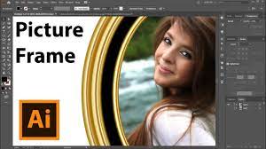 How To Create A Picture Frame In Adobe Illustrator Picture Frames Picture Adobe Illustrator