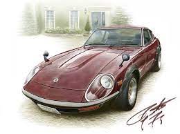 fairlady240zg illustration カーイラスト car illustration クルマの絵 楽天ブログ カー 車のスケッチ 車 絵