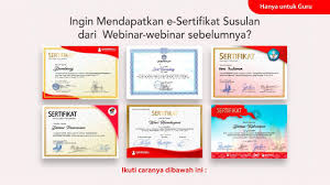 Pembicara juga bisa mengundang seorang ahli lain untuk ikut menyampaikan materi presentasi. Jadwal Dan Cara Mendapatkan E Sertifikat Susulan Dari Webinar Webinar Guru Nasional Dibuka Setiap Minggu