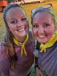 Sarah and Bailey played in the 91st Annual Rich Valley Fair's Donkey  Basketball game last night, along with Smyth County administration's Shawn  Utt and Clegg Williams! It was a fun evening filled