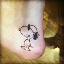 Another tattoo design idea would be of violet with her back turned to charlie brown. Tattoo Uploaded By Radi Renggli Snoopy Cool Joe 264096 Tattoodo