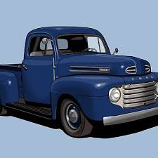 Image result for Strata Blue 1950 Ford Truck
