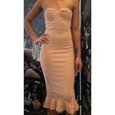 Indianna white bandage midi dress. Camel Bandage Dress Off 61 Felasa Eu