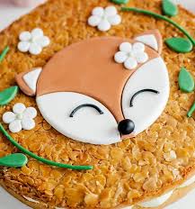 Fuchstorte Als Motivtorte Fuchs Kuchen Motivtorte Motivtorten Ohne Fondant
