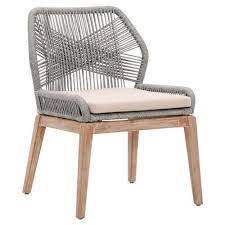 lorry modern woven platinum grey woven rope mahogany dining side chair set of 2 side chairs dining dining chairs side chairs