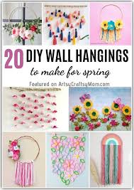 Make your own with this diy. 20 Diy Wall Hangings For Spring Spring Decor Ideas