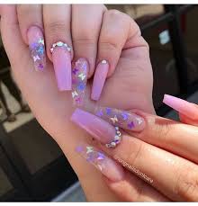 Maybe you would like to learn more about one of these? Pin By Milky Girl On Nogotki Purple Ombre Nails Opal Nails Pink Acrylic Nails
