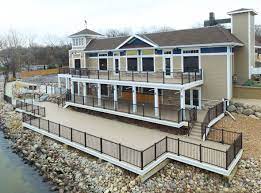 Charlie S Restaurant On Prior Lake Trex Rope Swing Decking Ultralox Railing Deck Designs Backyard Building A Deck Trex Rope Swing