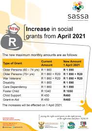 The sassa r350 is basically a social relief of distress (srd) grant: Sassa On Twitter Social Grants Increased From April 2021 Sassacares The Dsd Nda Rsa Governmentza Gcismedia
