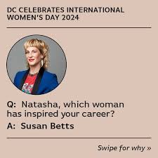 Davenport Campbell want to show its gratitude this  @internationalwomensday_global by celebrating the women whose shoulders we  stand on. We put the question to each woman across our studios: Which woman  has inspired