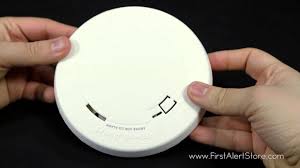 Detects smoke and carbon monoxide. First Alert Prc710 10 Year Sealed Battery Combo Photoelectric Smoke Co Alarm Youtube