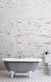 White Brick Wall Mural Industrial Warehouse Style Muralswallpaper Brick Effect Wallpaper Brick Look Wallpaper Brick Wallpaper Mural
