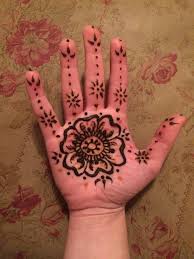 Flower Palm Henna Tattoo Hand Henna Henna Designs Henna Tattoo
