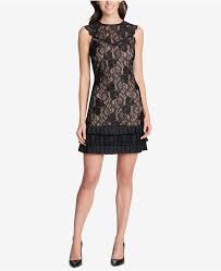 Kensie Lace Ruffled Hem Dress Lace Sheath Dress Review Dresses Lace Ruffle
