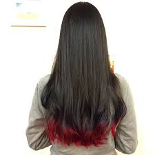 Instagram Photo By Yoshitada Dejima Oct 28 2015 At 1 11pm Utc Red Hair Tips Colored Hair Ends Dyed Ends Of Hair